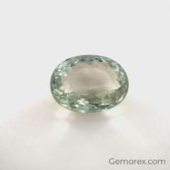 Mint Green Tourmaline Oval Faceted 4.96ct