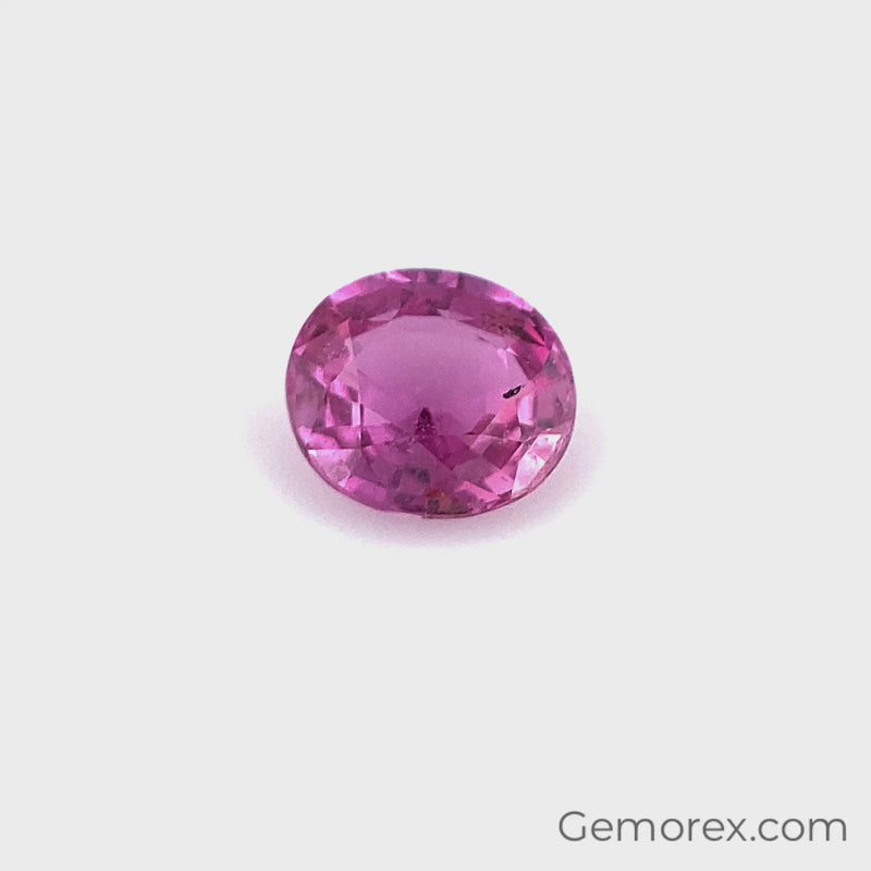 Fancy Color Raspberry Pink Sapphire Oval 1.48ct - Gemorex International Inc.