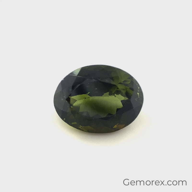 Green Tourmaline Oval Faceted 6.15ct