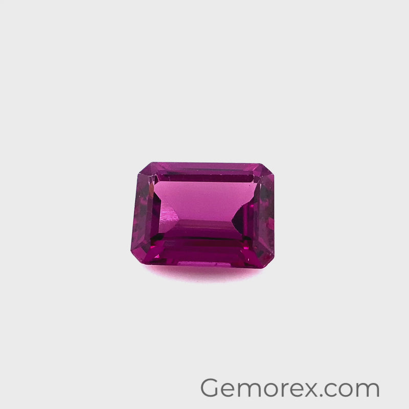 Pink Garnet Emerald Cut 10x8 mm