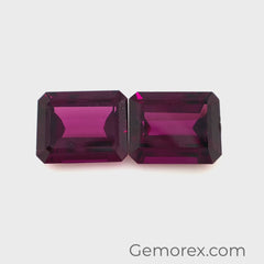Pink Garnet Emerald Cut 11x9 mm