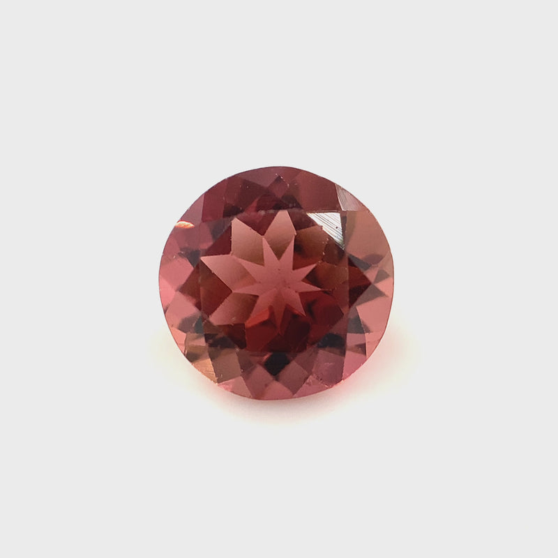 Pink Tourmaline Round Faceted 2.3ct