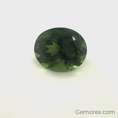Green Tourmaline Oval Faceted 5.47ct