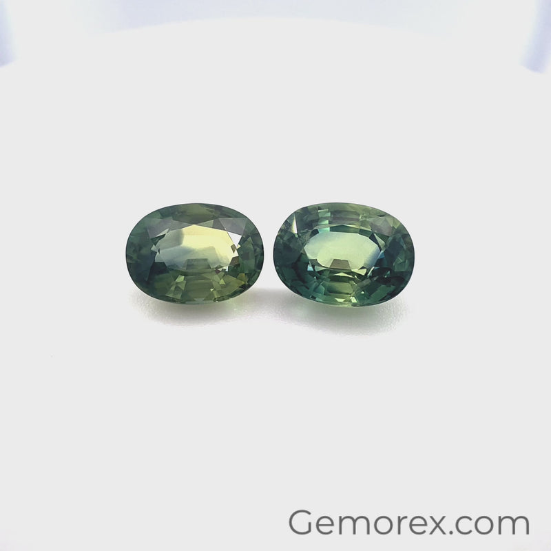 Teal Sapphire Oval 3.92ct