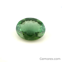 Green Tourmaline Oval Faceted 6.36ct
