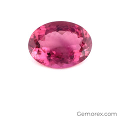 Pink Tourmaline Oval Faceted 7.29ct