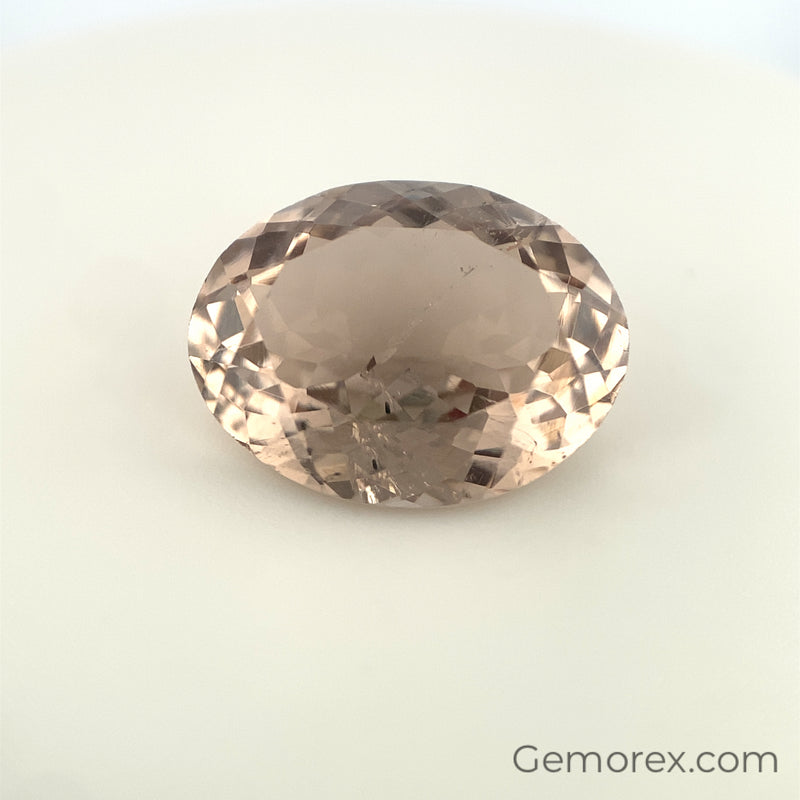 Peach Tourmaline Oval Faceted 7.79ct