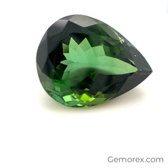 Green Tourmaline Pear Shape Faceted 12.46ct