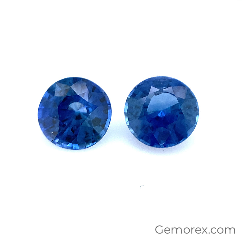 Blue Sapphire Round Faceted 2.14ct