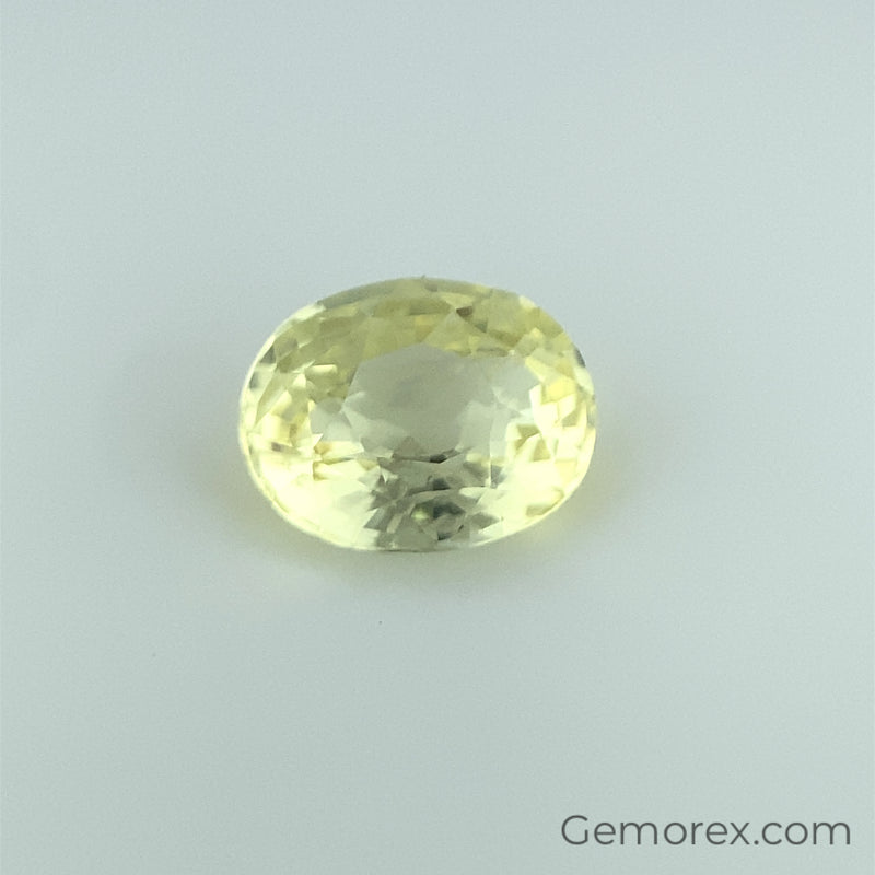 Fancy Color Yellow Sapphire Oval Cut 2.02ct - Gemorex International Inc.