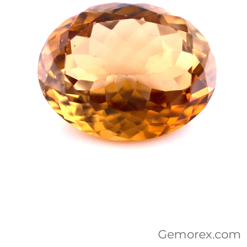Yellow Tourmaline Oval Faceted 12.96ct