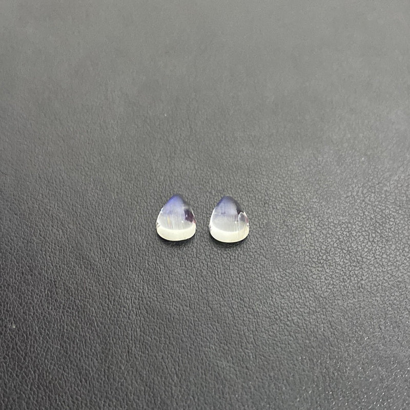 Blue Moonstone Pear Cab 9x7mm