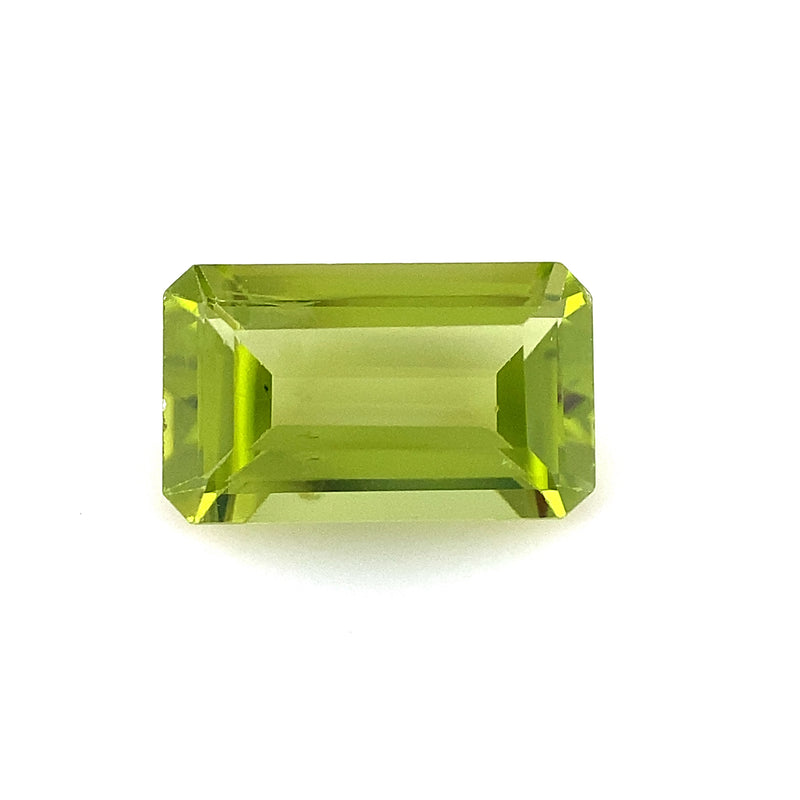 Peridot Emerald Cut 10x6 mm