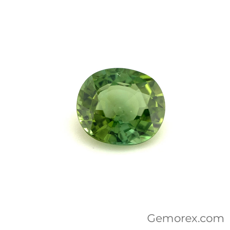 Green Tourmaline Oval Faceted 3.36ct
