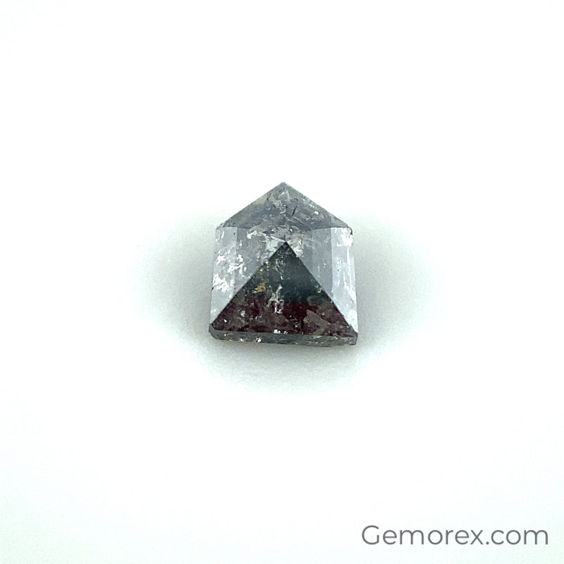 Salt n Pepper Natural Diamond 5.30 x 4.30 x 2.40mm Fancy Shape Rose Cut