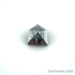 Salt n Pepper Natural Diamond 5.30 x 4.30 x 2.40mm Fancy Shape Rose Cut