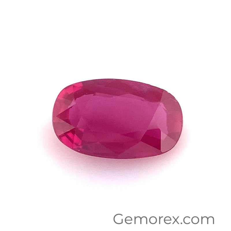 Ruby Cushion Faceted 1ct