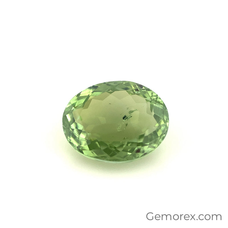 Green Tourmaline Oval Faceted 5.17ct