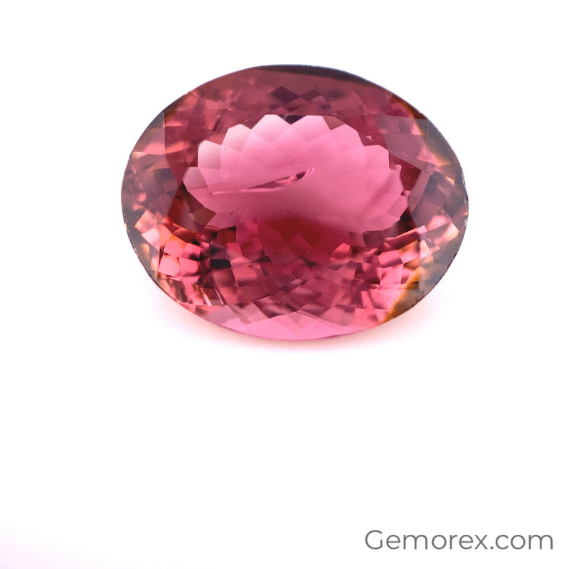Pink Tourmaline Oval Faceted 7.48ct