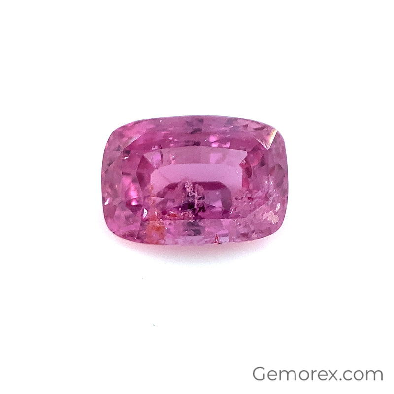 Fancy Color Pink Sapphire Cushion Cut 3.52 ct - Gemorex International Inc.