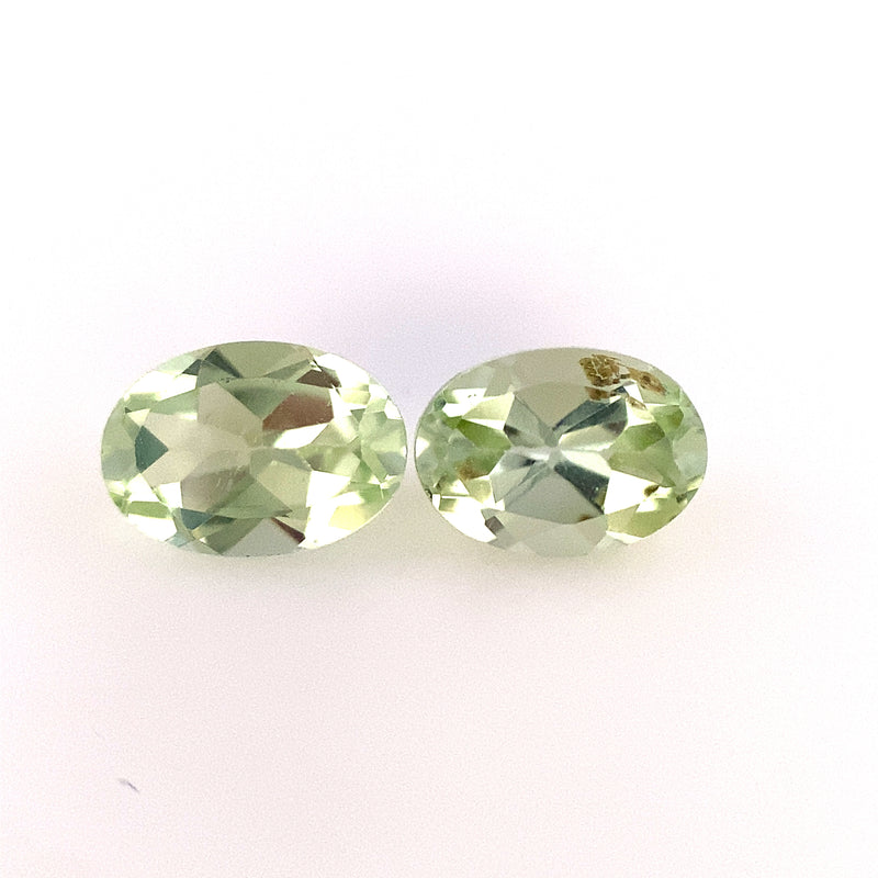 Green Tourmaline Oval Faceted 1.55ct