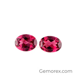 Pink Garnet Oval 8x6 mm