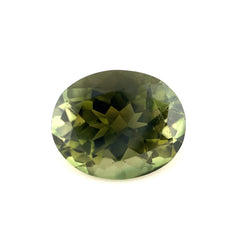 Olive Tourmaline Oval Faceted 3.84ct