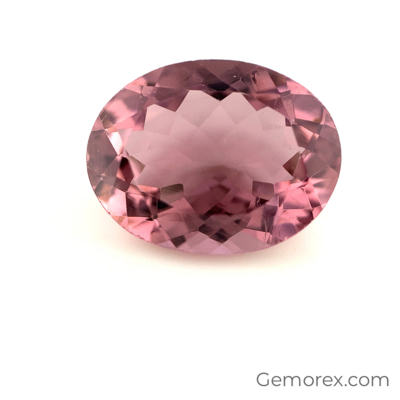 Pink Tourmaline Oval Faceted 9.76ct