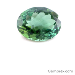Teal Tourmaline Oval Faceted 7.77ct