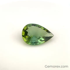 Mint Green Tourmaline Pear Shape Faceted 2.92ct