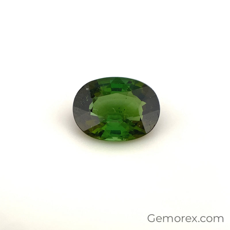 Green Tourmaline Oval Faceted 2.68ct