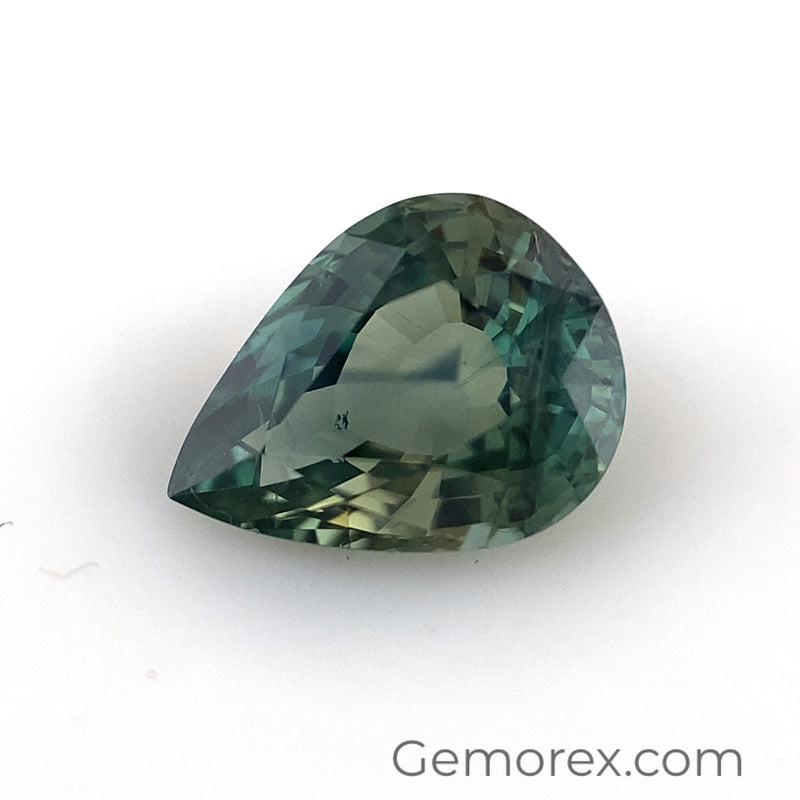 Teal Sapphire Pear 1.44ct