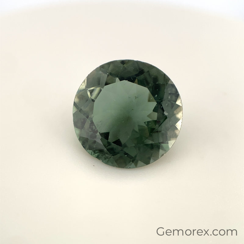 Teal Tourmaline Round Faceted 3.90ct