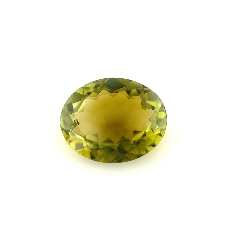 Yellow Tourmaline Oval Faceted 2.5ct