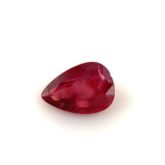 Ruby Pear Faceted 1.24ct