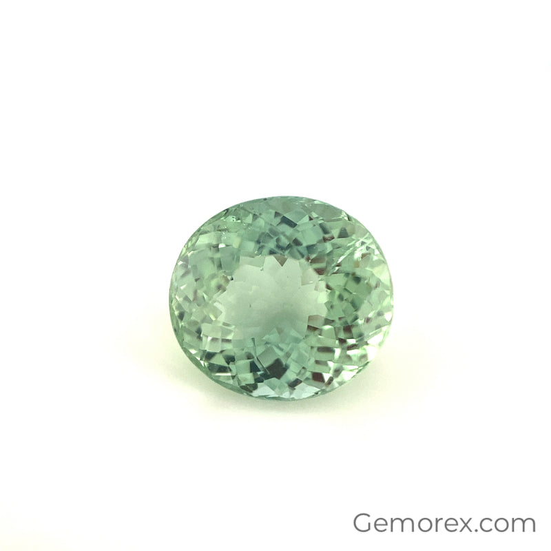 Mint Green Tourmaline Oval Faceted 4.72ct