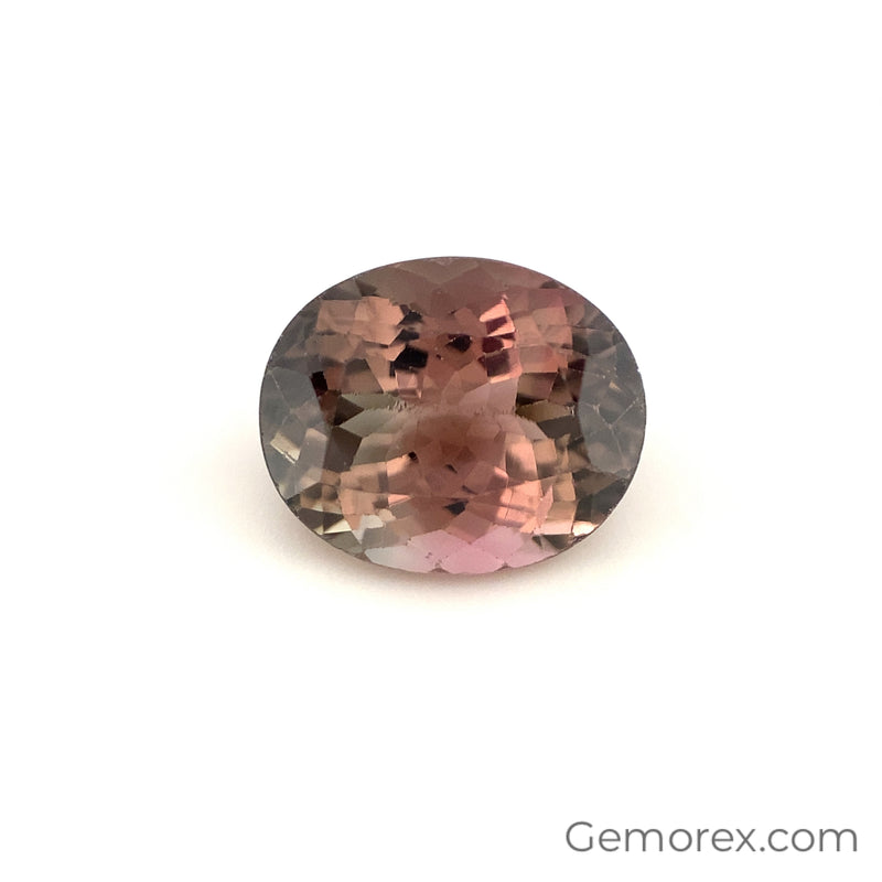 Peach Tourmaline Oval Faceted 6.01ct