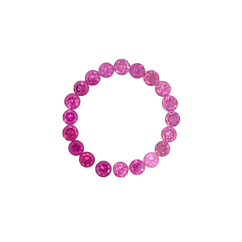 Purple Garnet Infinity Band Layout | Gemorex International Inc.