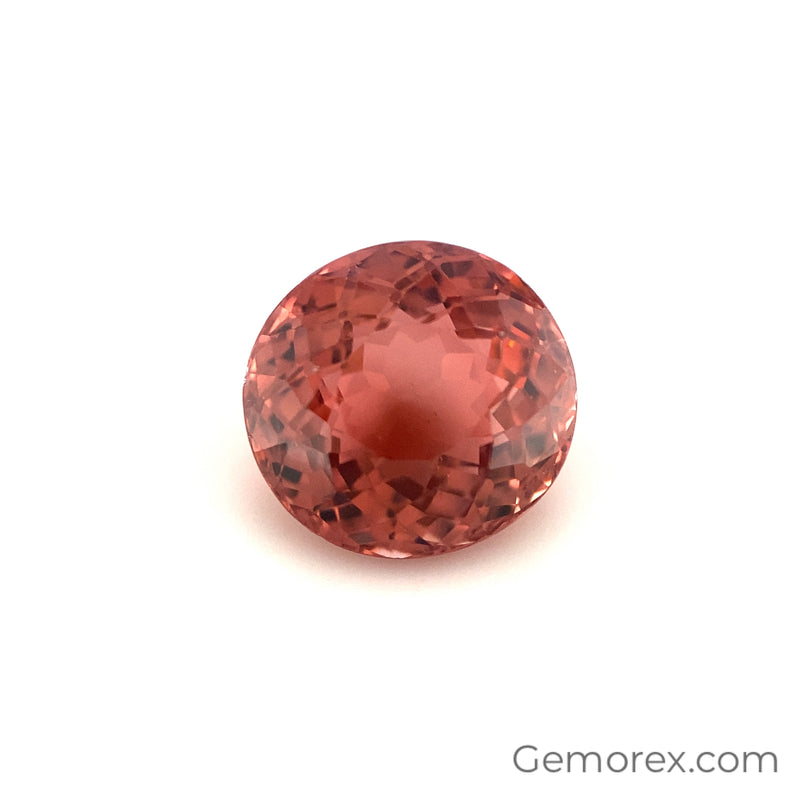 Peachy Pink Tourmaline Oval Faceted 5.34ct