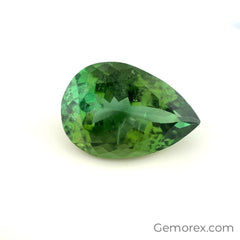 Green Tourmaline Pear Shape Faceted 8.63ct