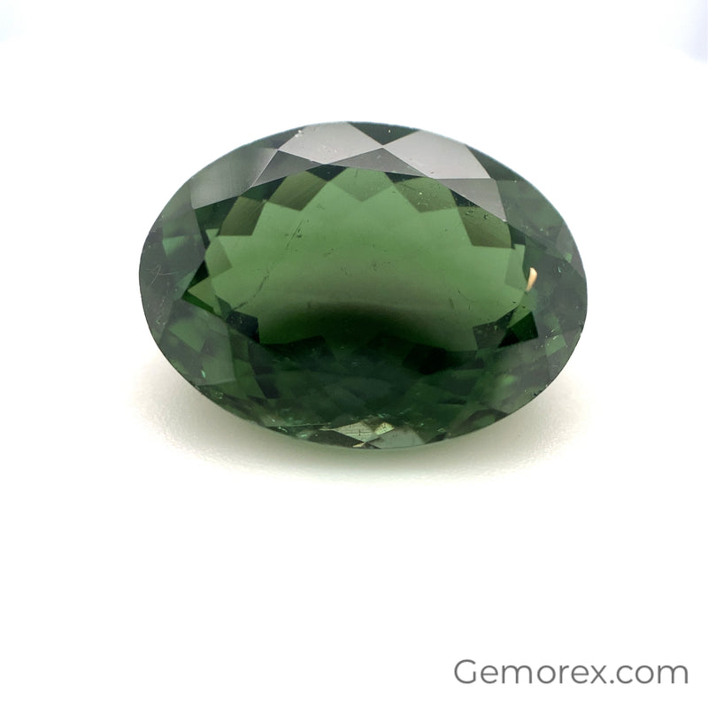 Green Tourmaline Oval Faceted 9.01ct