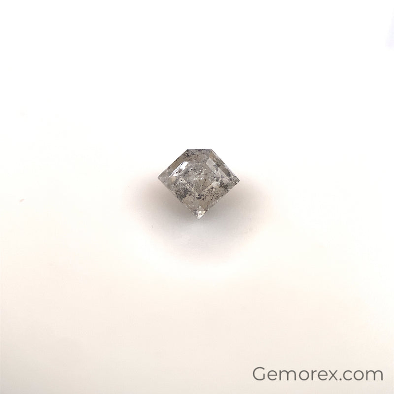Salt and Pepper Natural Diamond Shape Rose Cut 0.47ct