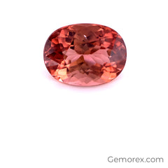 Peach Tourmaline Oval Faceted 4.97ct