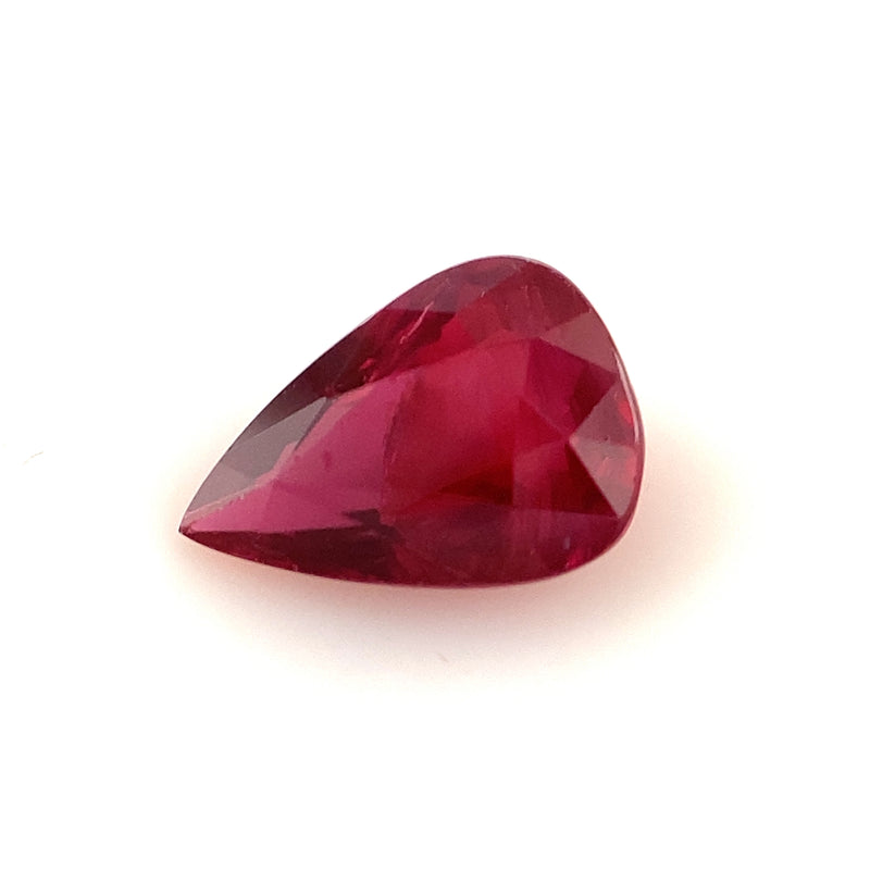 Ruby Pear Faceted 1.03ct