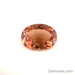 Peach Tourmaline Oval Faceted 4.49ct