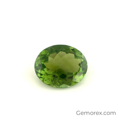 Green Tourmaline Oval Faceted 4.13ct