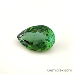 Green Tourmaline Pear Shape Faceted 3.98ct