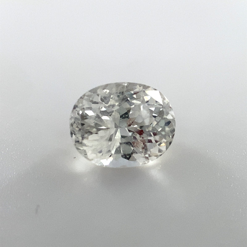 White Sapphire Oval 2.11ct