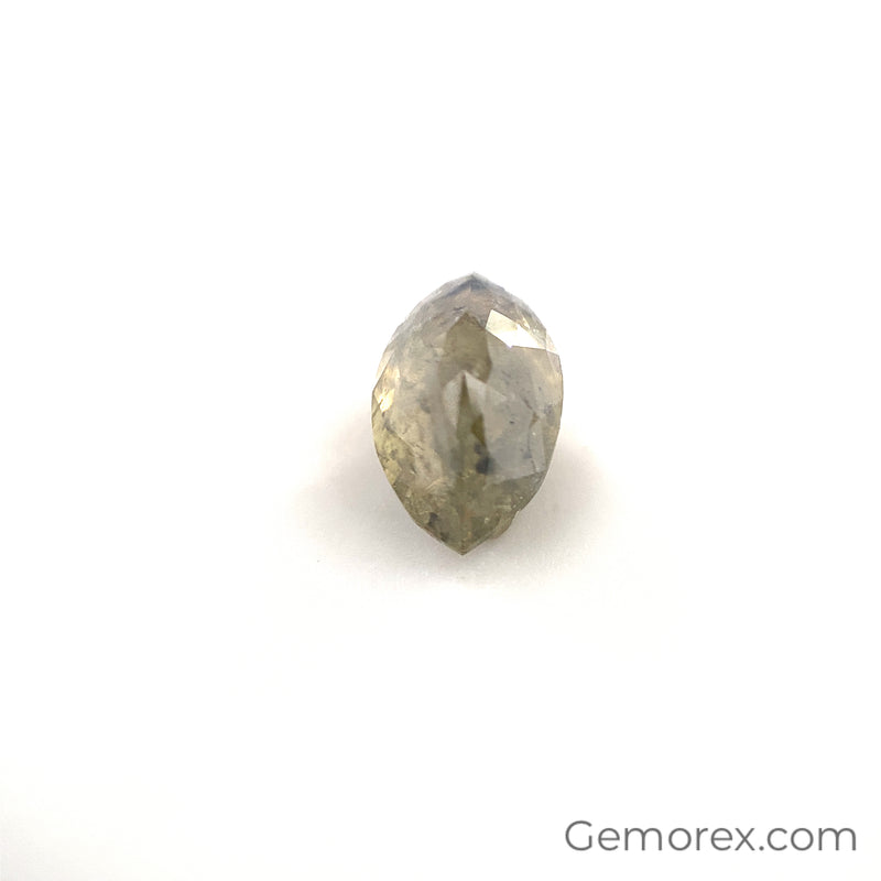 Green Salt n Pepper Natural Diamond 9.1 x 5.65mm Marquise Rose Cut - Gemorex International Inc.