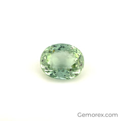 Mint Green Tourmaline Oval Faceted 3.23ct